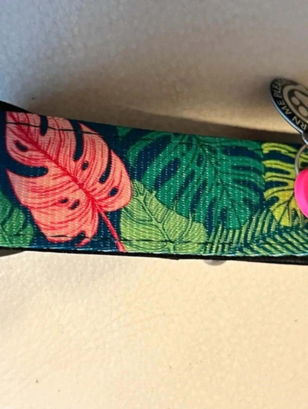 Gorgeous Max & Molly German engineered dog collar L - tropical design